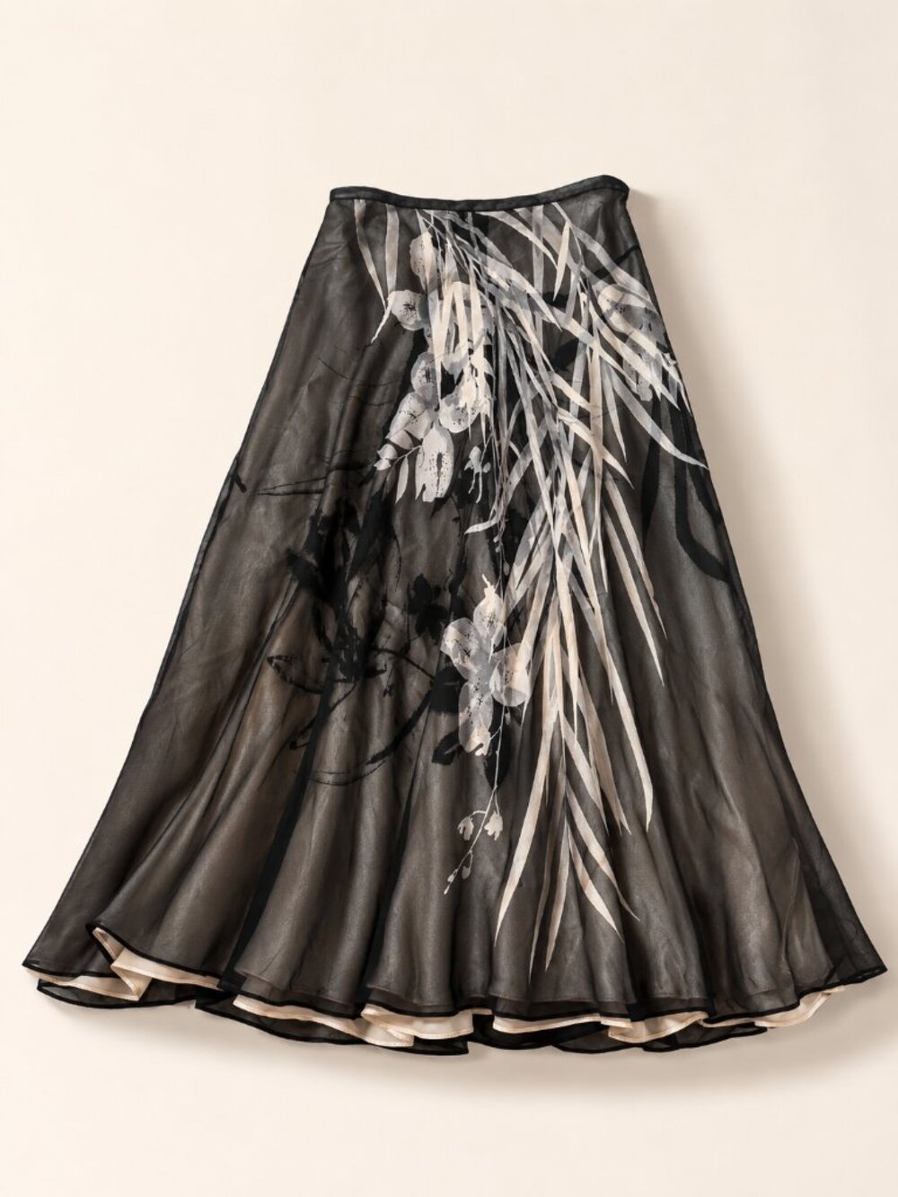Vintage Dana Buchman Petite Silk Skirt, Size 6 Petite, 100% Silk